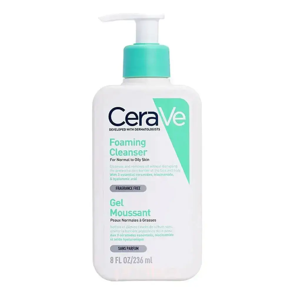 فوم شستشوی صورت سروای مناسب پوست‌های نرمال ، مختلط و چرب