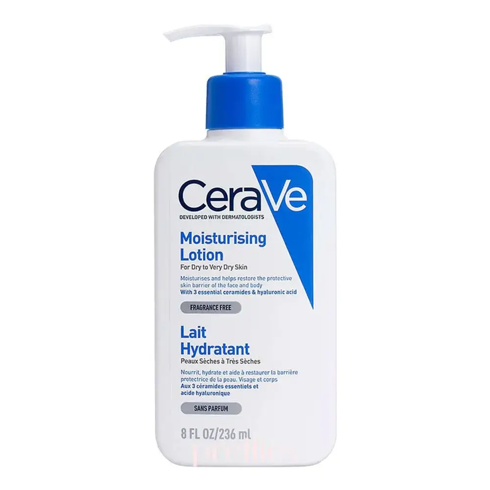 لوسیون مرطوب کننده سراوی مدل Moisturising مناسب پوست‌های حساس و خشک