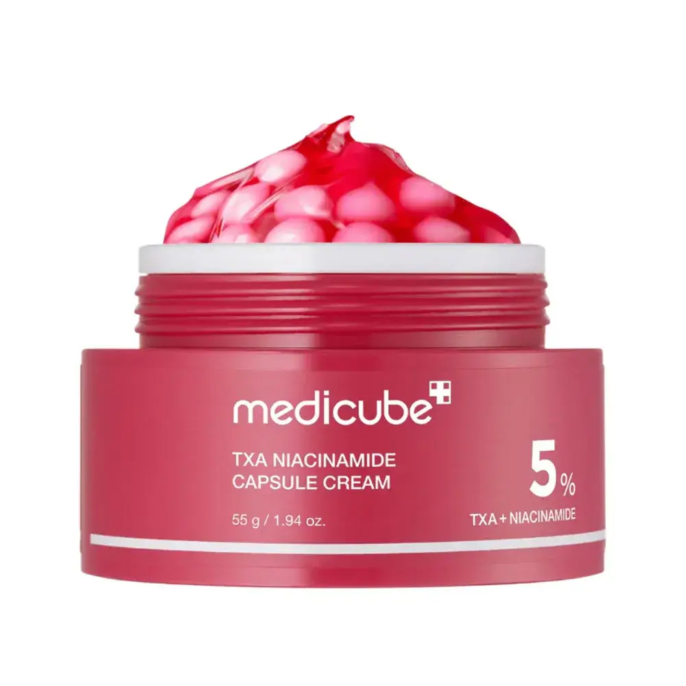 کرم کپسولی مدی کیوب مدل TXA Niacinamide
