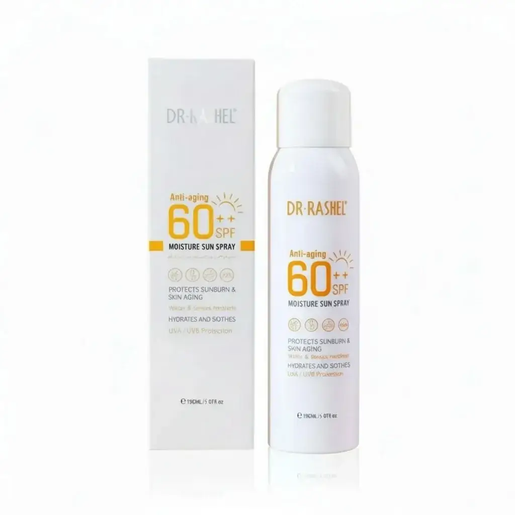 اسپری ضد آفتاب دکتر راشل مدل Anti Aging SPF 60